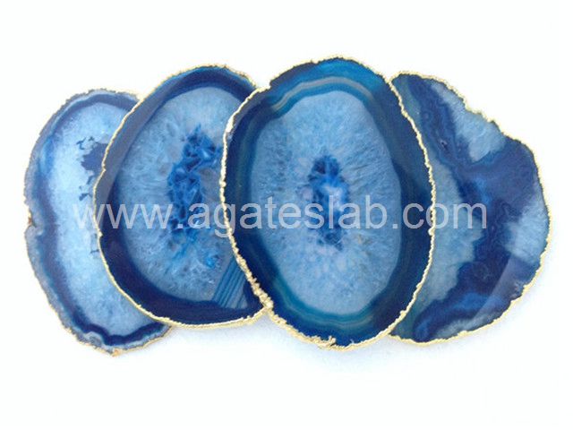 Blue agate coaster (6)