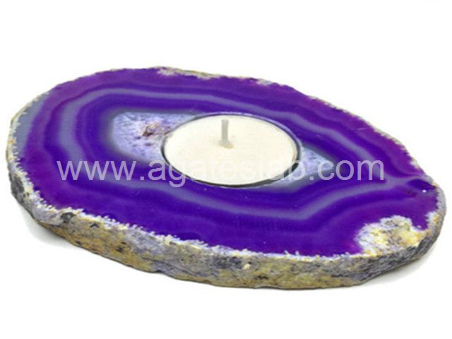 Agate candle holder (6)