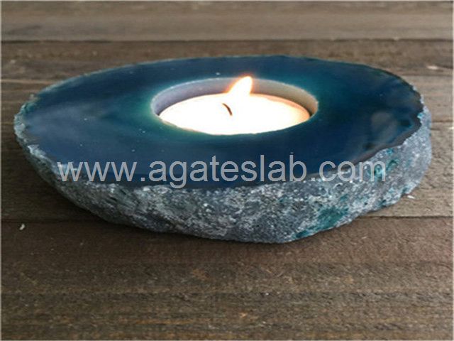 Agate candle holder (8)